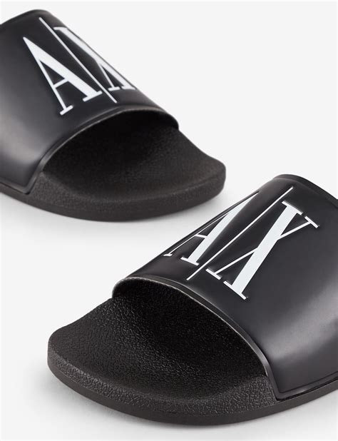 armani exchange slides men.